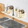 No-Drill Kitchen Floating Shelf Organizer Suction Cup U-Shaped Storage Rack  Laundry Sink
