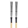 2 Drum Brushes with Comfortable Wooden Handles, for Sticks, Country Music
