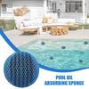Absorbedor de Espuma para Jacuzzi Esponja Absorbente de Aceite Bolas Skimmer Reutilizables Limpiador de Spa y Piscina Removedor de Protector Solar Bola de Espuma Skimmer