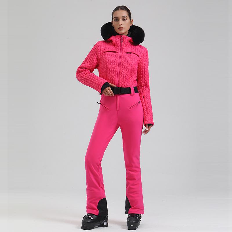 Women's Waterproof & Windproof Ski Suit Set: New One-Piece for Outdoor Sports