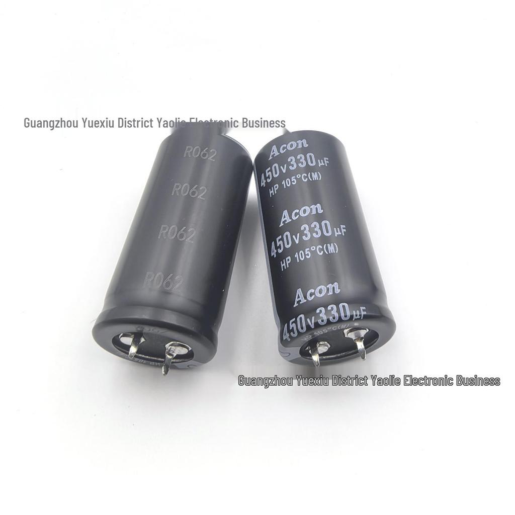 ACON 450V 330uF 25x50mm High Voltage Electrolytic Capacitor