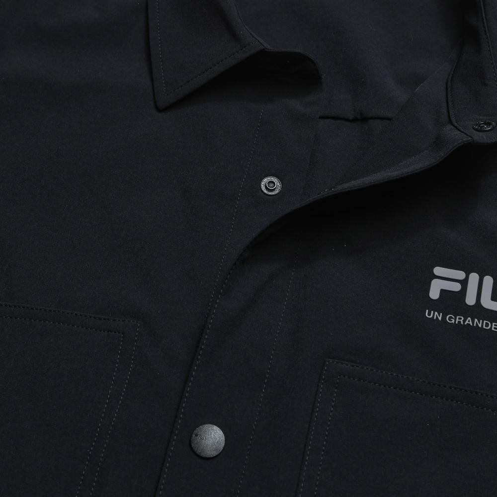 FILA Original Cool Touch Casual Work Style Shirt Men shirts Black F11M629406FBK