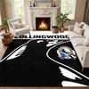 Collingwood Football Club Carpet Door Mat for Living Room or Bedroom Protective Mat Under Chair Office Decoration Christmas Gift Birthday Present