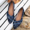 Cowboy Color Flat Sole Single Shoe, Light Mouth Comfortable Casual Women's Shoes