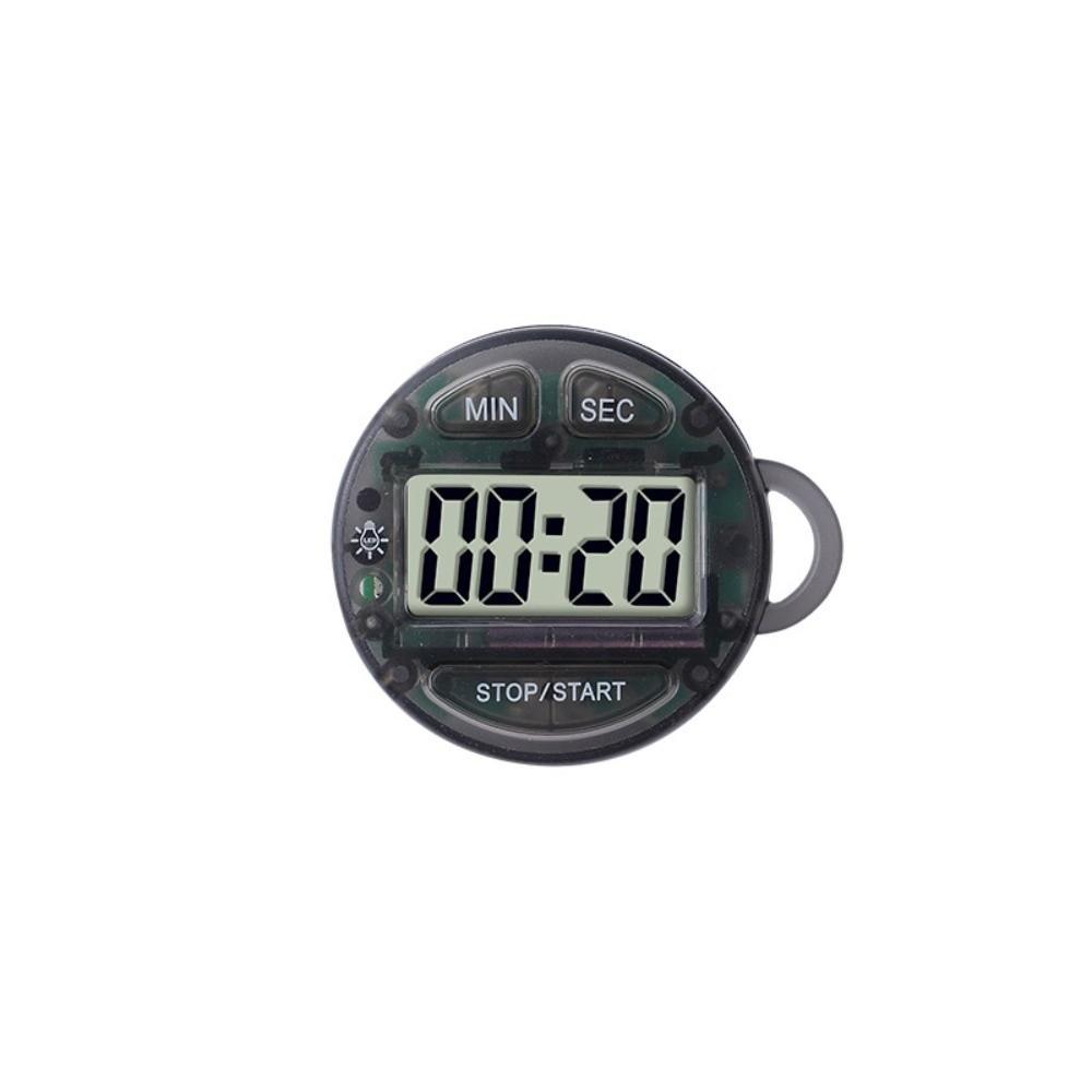 LCD Display Digital Timer Handheld Keychain Timer Convenient Countdown Timer Baking