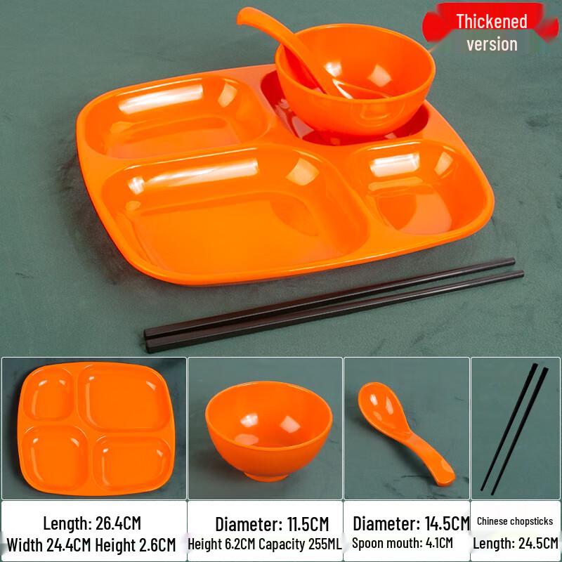 

Melamine Divided Canteen Meal Tray