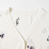 Northern Deer Elegant Phalaenopsis Jacquard Knitwear: Tencel, Cupro & Mulberry Silk Blend