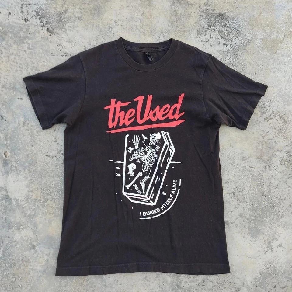 The Used band t-shirt, I buried myself alive, rock band Black t-shirt S
