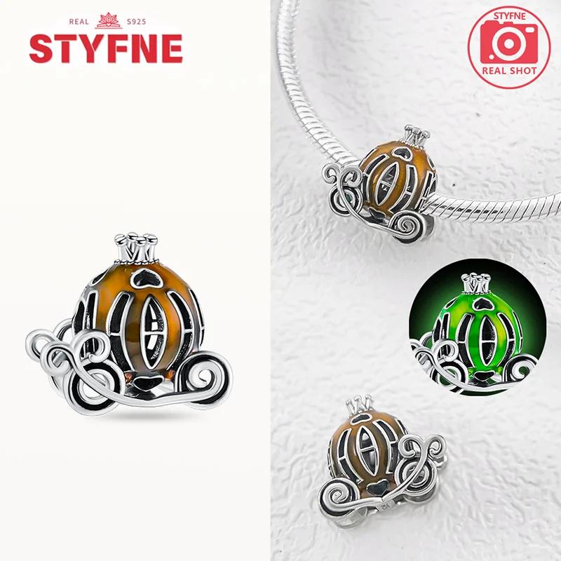 Copperluminous Pumpkin Skull Beads Charm Diy Halloween Series Suitable For Original Bracelet For Women Jewelry