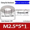 Ultra-Thin Nylon Insulating Flat Washers: M2-M32 Sizes