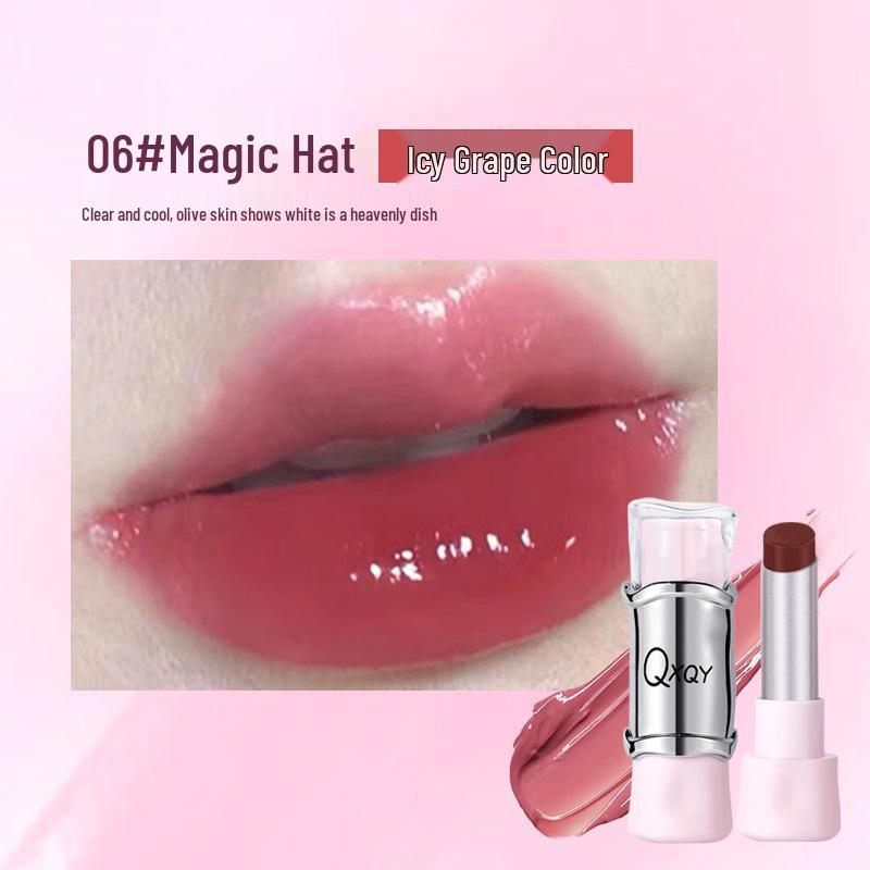 

QXQY Mirror Finish Moisturizing Lipstick - Plumping, Long-Lasting Gloss for Youthful Lips