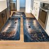 1Pcs Anti Fatigue Kitchen Rugs Merry Christmas deer Print Waterproof Non-Slip Thick Cushioned Kitchen Mat Heavy Duty Comfort Standing Mat for Kitchen