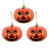 3pcs Spooky Halloween Pumpkin Hangings Ball Plastic Halloween Tree Decorations  Home Decoration
