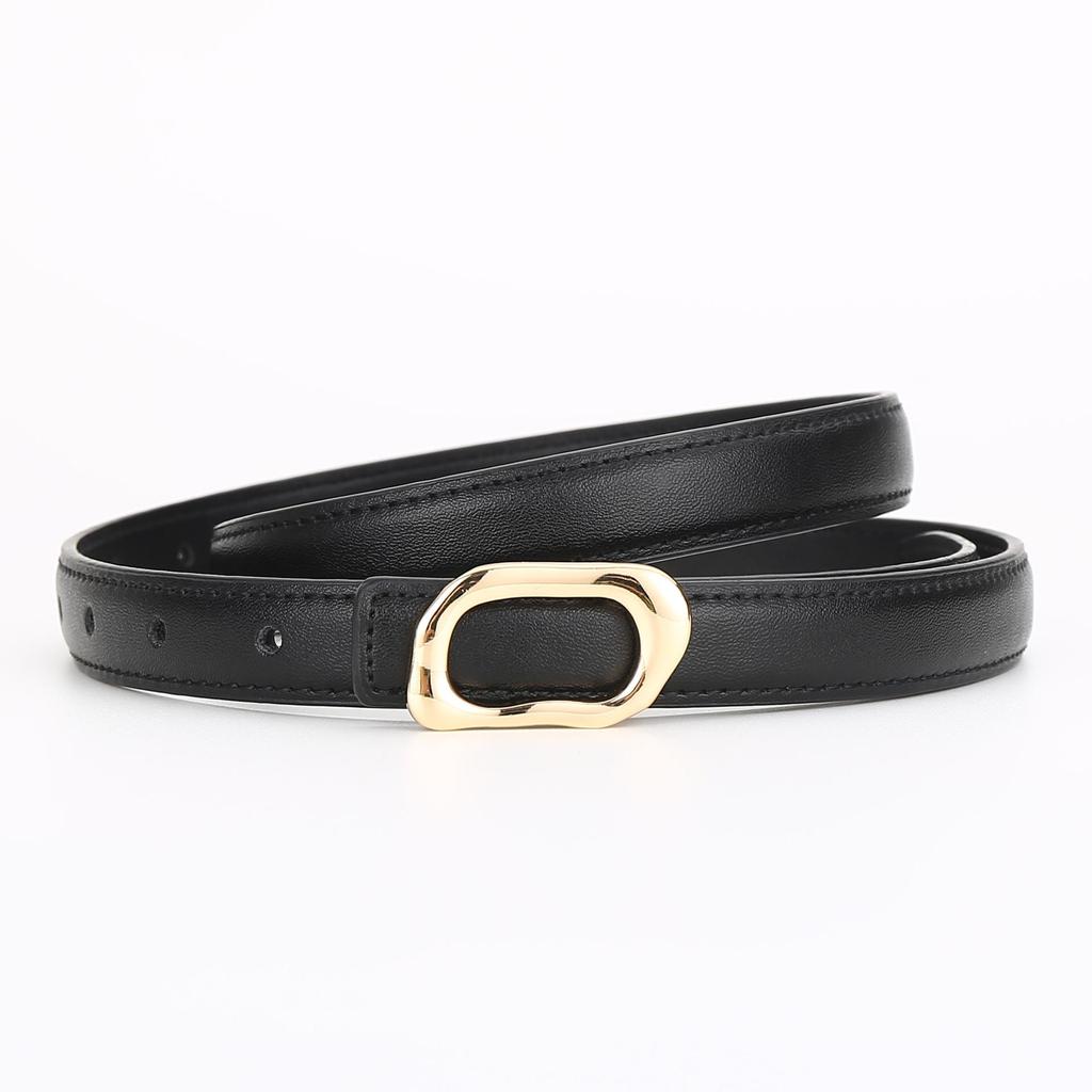 Genuine Leather Women's Fashion Belt - Versatile Waistband for Casual or Commuting Styles