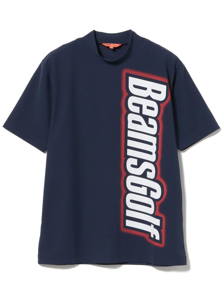 Beams Golf Men's Orange Label Side Logo Mock Neck Shirt, Navy, Size M (82030190336)