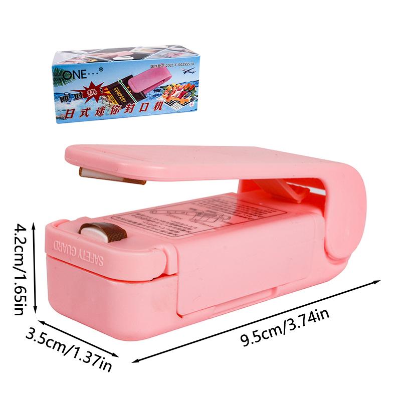 Mini macchina sigillatrice per sacchetti termici, sigillatrice per sacchetti termici in plastica per alimenti, sigillatrice portatile, confezionatrice per utensili da cucina