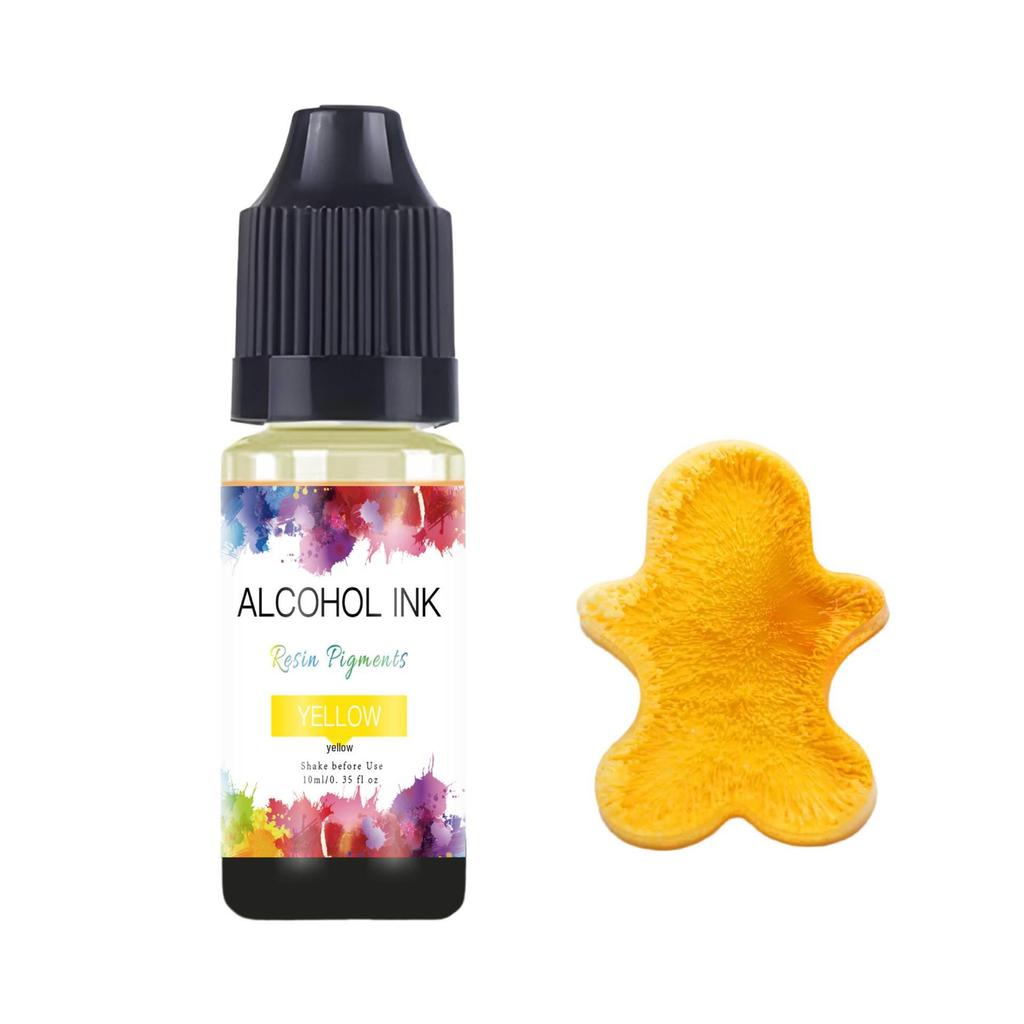 26-Color Crystal Glue Diffusion Gold & Silver 3D Alcohol Ink Pigment Set