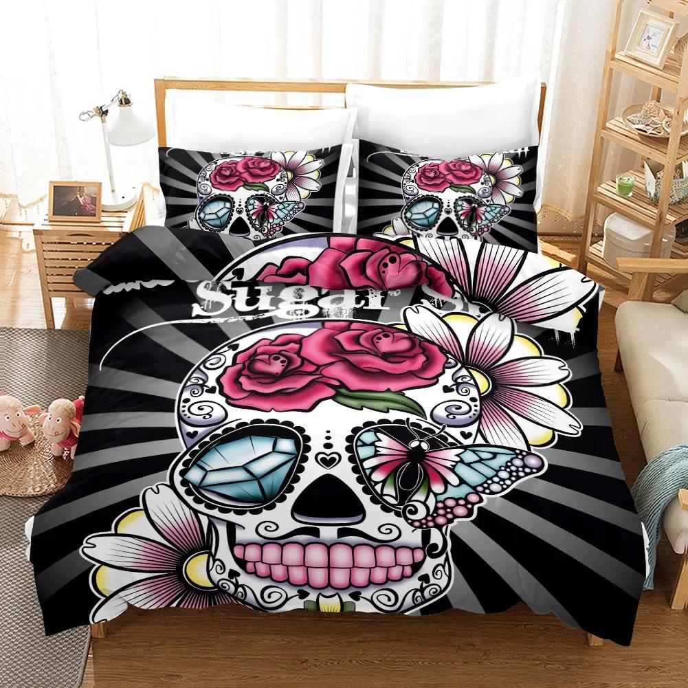 Black And White Milk Pattern Bedding Set Simple Style Soft And Comfortable Duvet Cover Set 3-Piece Children's Duvet Cover Set