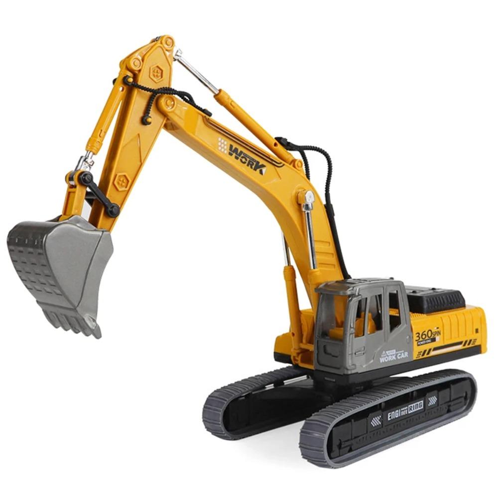 Rotatable Excavator Model Toy Simulation Construction Vehicle Model  Collection