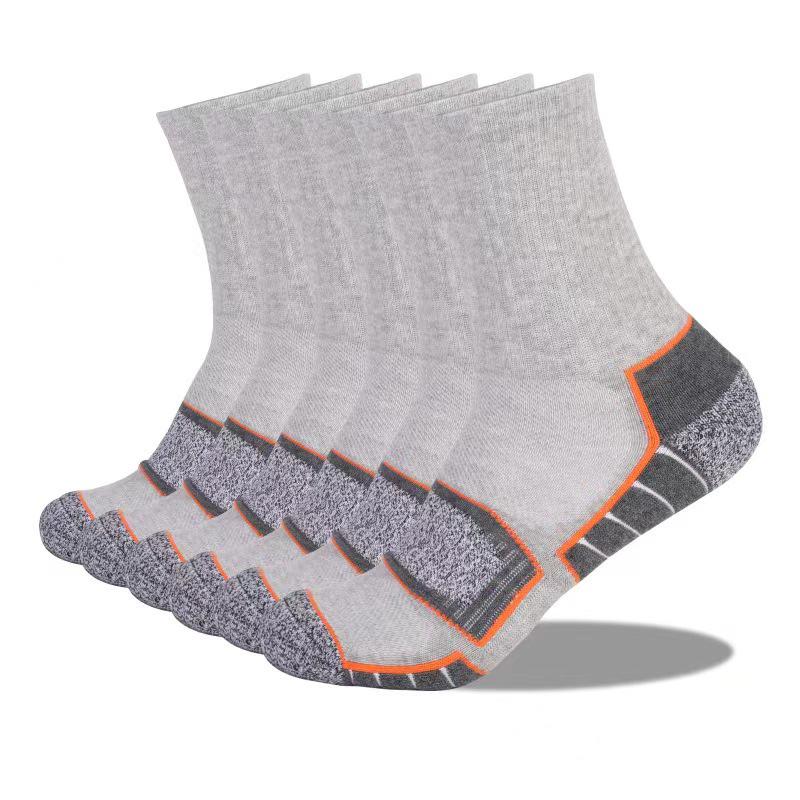 Thickened Terry Sole Outdoor Hiking Socks - Sweat-Absorbent, Mid-Calf Sports Running and Mountaineering Socks