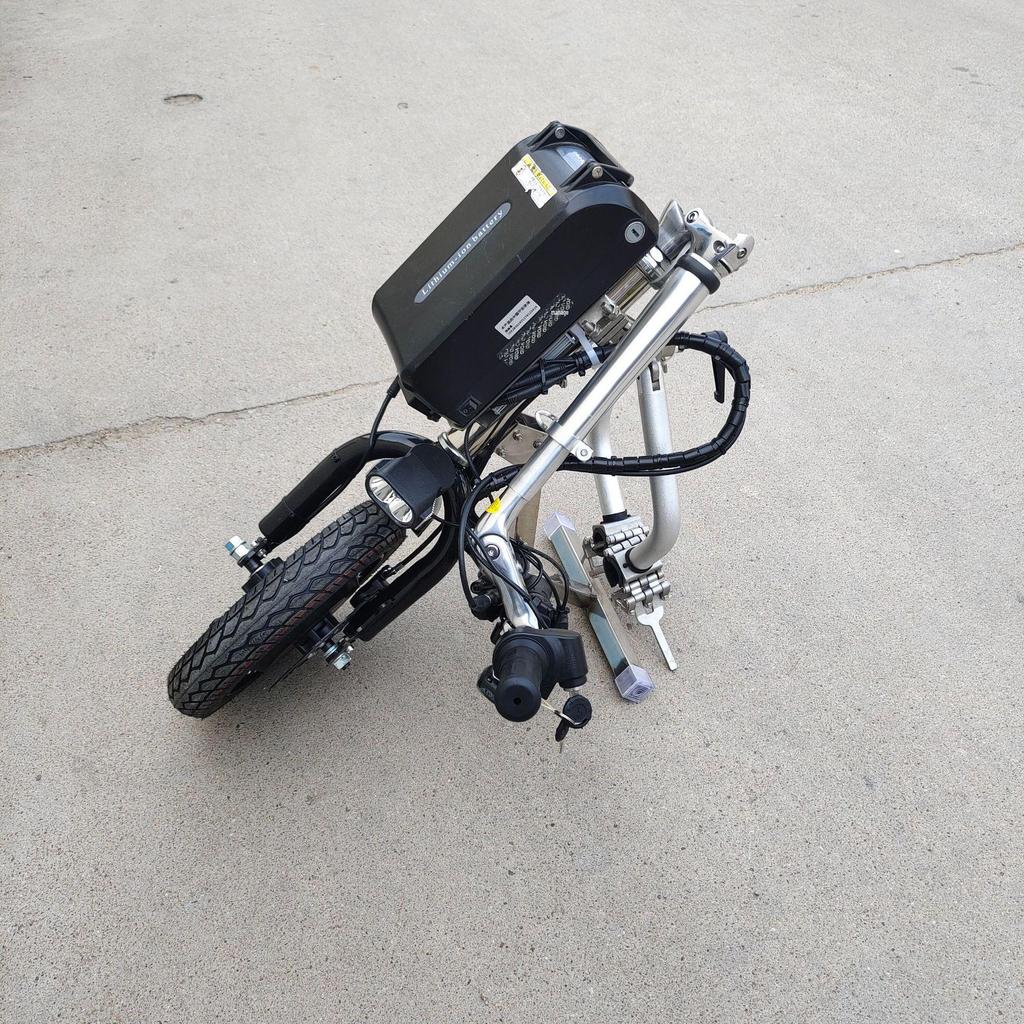 Sporty Foldable Electric Wheelchair with Lithium Battery for Outdoor Use
