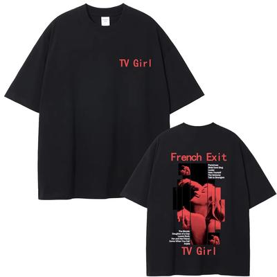 Band TV Girl Album Grafiken 100% Baumwolle Shirt Herren Retro Mode Neues Sommer Hip Hop Unisex Kurzarm Locker T-Shirt Fan Geschenk