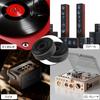 Audio Insulators for Prevents Circular Vibration Set Black Speakers, Feedback, Aluminum, Type, Gold/Silver, Soundproofing, Damping, Soundproofing,