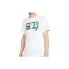 Nike T Shirts Men's White Crew Neck Moderate Straight Fit CT6527-100