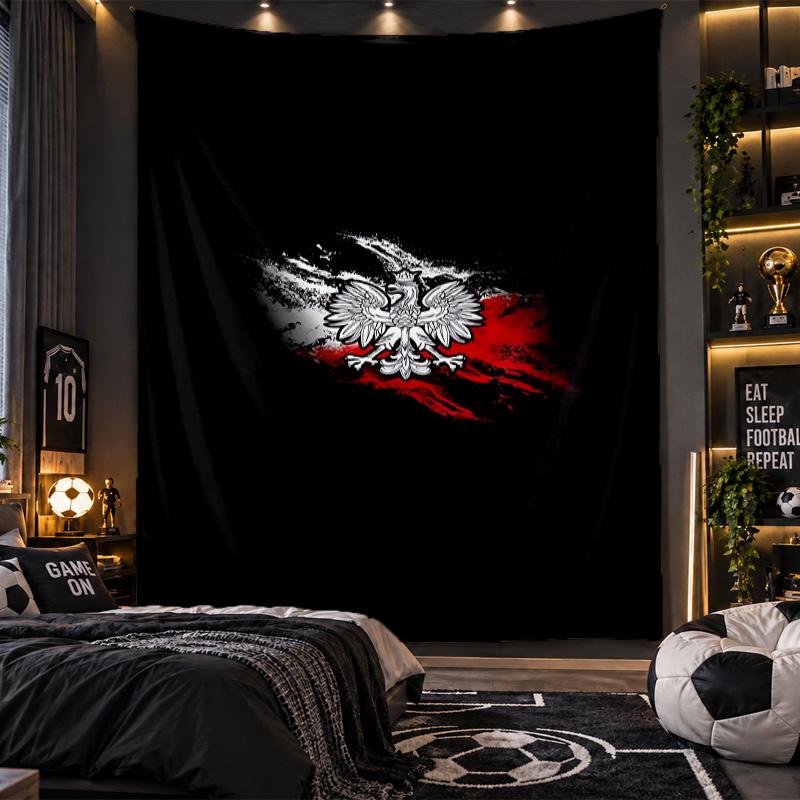 Wall Hanging Tapestry Poland Print Cloth for Living Room Bedroom Home Decor