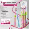 6-Pack U-Shaped Soft Bristle Orthodontic Toothbrushes for Teens & Adults