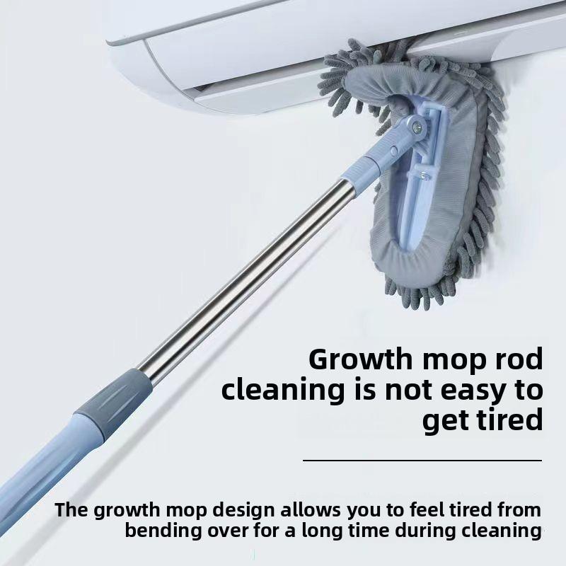 360 Degrees Rotateable Multi Functional Soft Silicone Head Household Mop