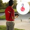 Silicone Golf Ball Holder Protective Bag with Aluminum Hook Golf Ball Storage Sleeve Waist Holder Golf Accessories