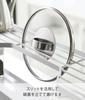 Yamazaki Tower Stovetop Back Rack with Exhaust Vent for 60cm W70 x D18 x Sliding Exhaust Vent Cover with Product 5268 Cover, Stoves, White, Approx.