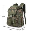 Outdoor Taktischer wasserdichter Wanderrucksack Wanderrucksack Camouflage Rucksack Herren Langlebiger Rucksack