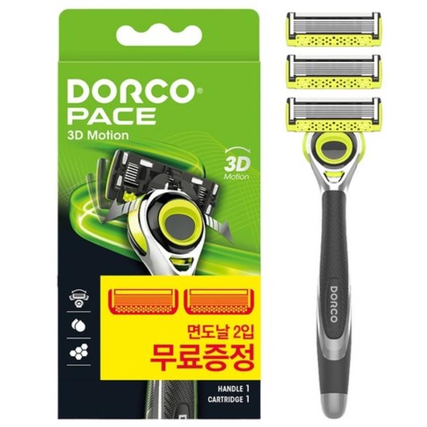 Dorco Pace 3D Motion 7-Ply Razor Blades Handle SET