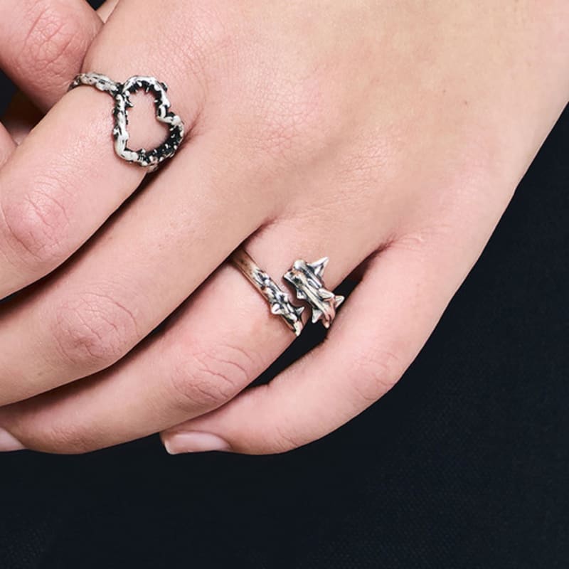 SENTIMENTS NO.631 [ANTIQUE 925 SILVER] RING