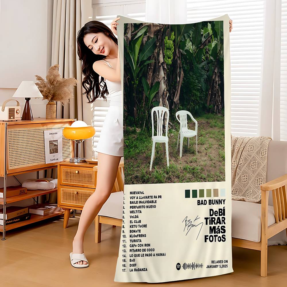 B-Bads B-Bunnys Art Microfiber Printed Beach Towel Mountain Climbing Yoga Beach Swimming Running Absorbent Soft Towel