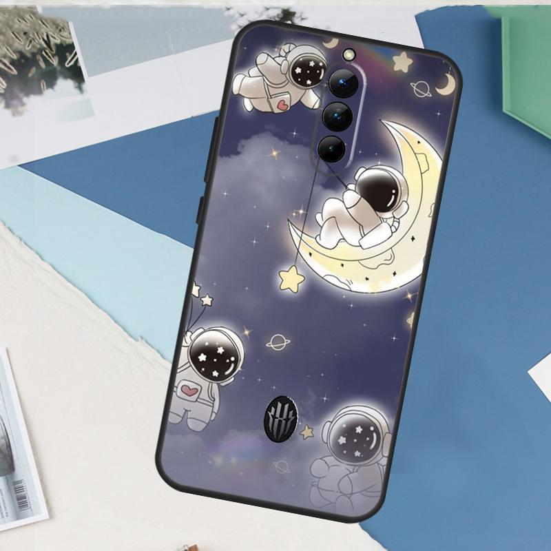 

Cute galaxy Astronaut Case For ZTE Nubia Red Magic 10 9 8 8S 9S 10S 11 Pro Plus 6 7 6S 7S Pro 5G 6R 10 Air Cover Red Magic 8 Pro