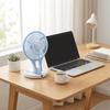 Compact Design USB Powered Fan Quiet Operation Portable Desk Fan Personal Cooler Home Use