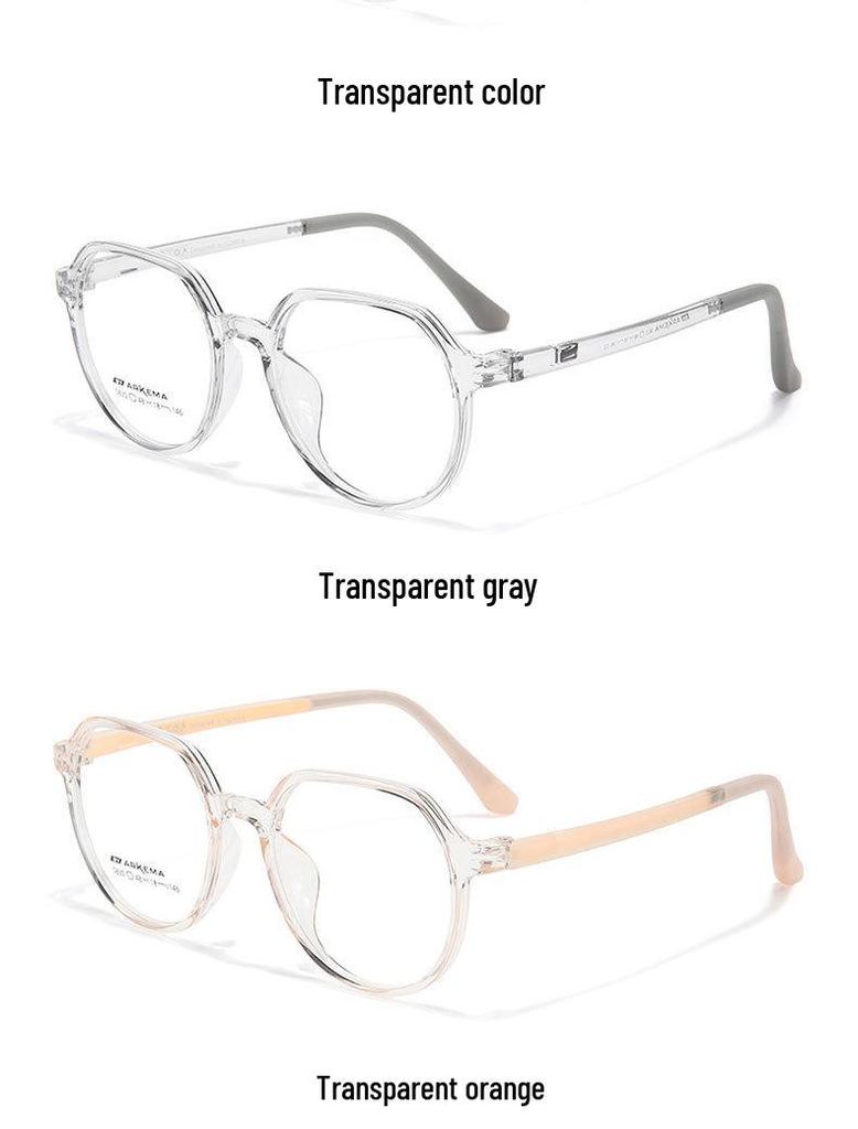 Ultra-light TR90 Transparent Fashionable Multi-color Youth Eyeglass Frames