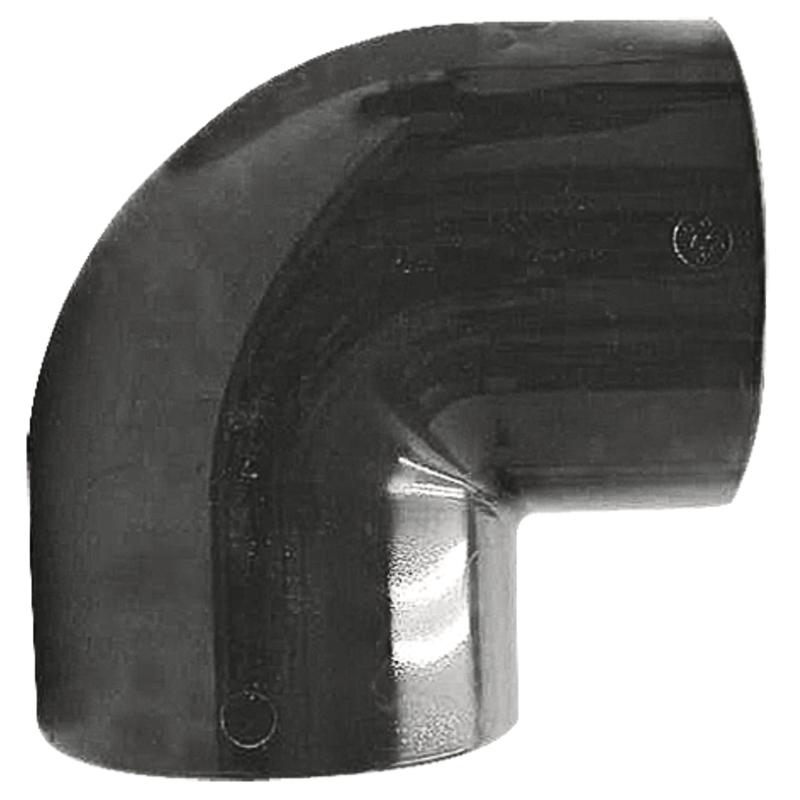 PVC-U Elbow Angle Connector 90 Degrees 10 Bar Internal Diameter 1/2 Drip Line 0110150