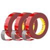 Gray Acrylic Foam Double-Sided Tape: High/Low Temp & Waterproof for Cars, Metal, & Nameplates