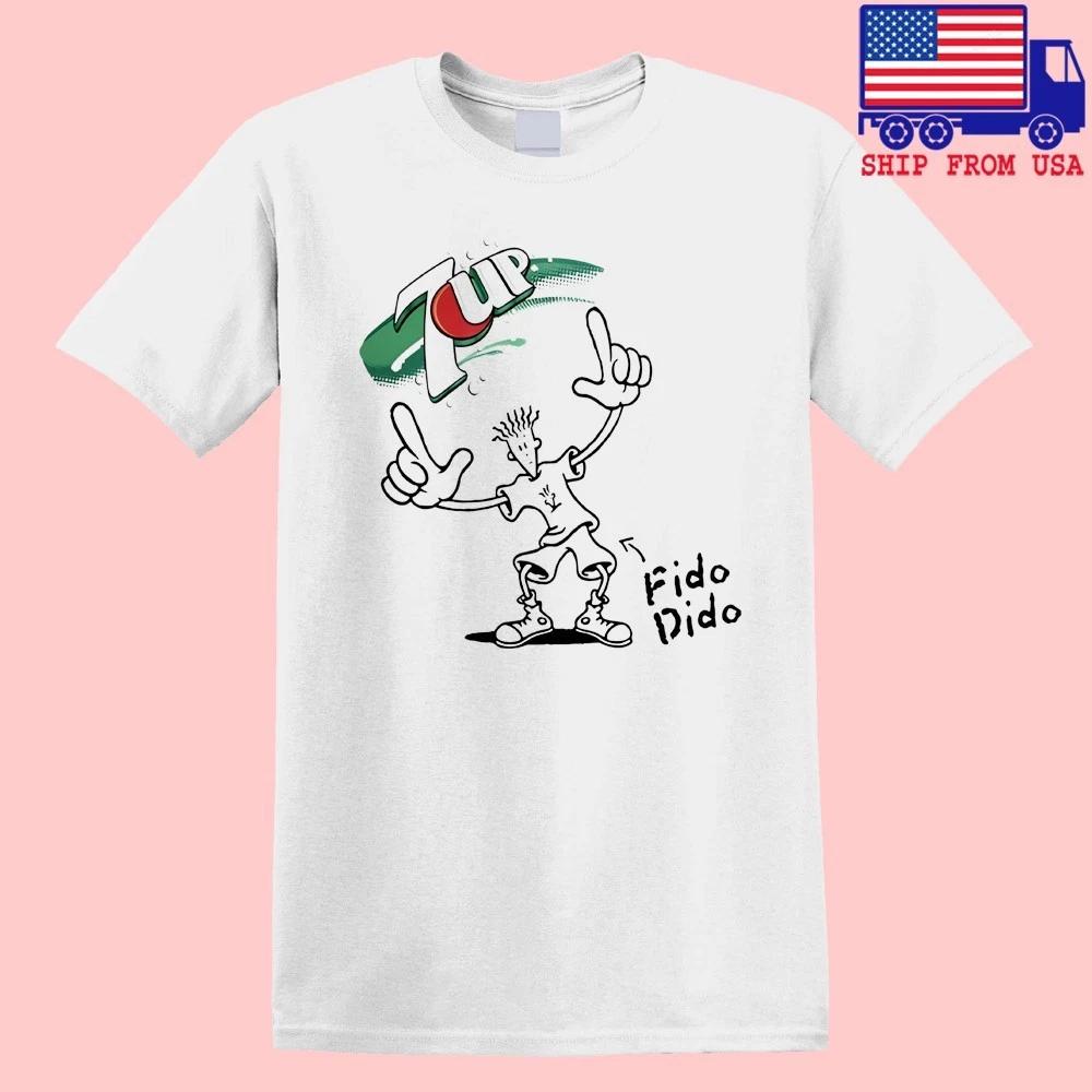 Fido Dido 7up 7 Up Drink Men s White Size S-5XL 2XL