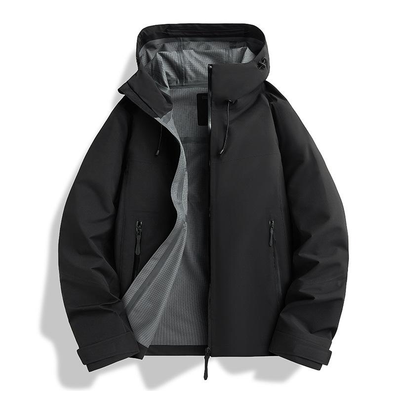 Jacket Men's and Women's Hard Shell Single-layer Spring and Autumn Windproof Outdoor Mountaineering Suit