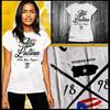 Afro Latina T-Shirt Puerto Ricaner Afro Boricua Afro Borinquen Taino Stolz Afrikanische Lateinamerikanische Abstammung Puerto Ricanische Flagge Afro Puerto Ricanische Kraft