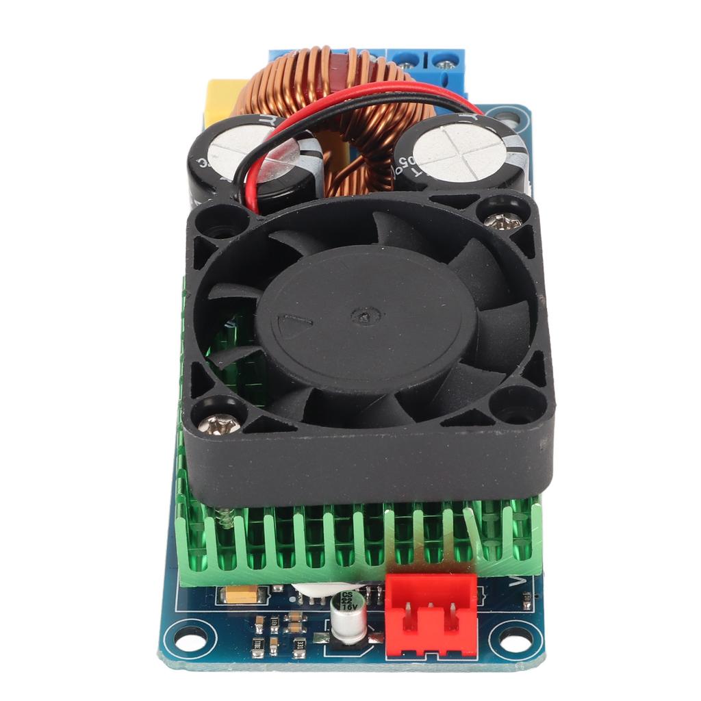 IRS2092S Leistungsverstärkerplatine 500W Monokanal D HiFi Leistungsverstärkerplatine mit Lüfter für DIY Soundsystem