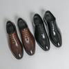 Męskie Buty Eleganckie Trend Ślubne Społeczne Codzienne Skórzane Męskie Biurowe Codzienne Buty Biznesowe Formalne Buty Oxford Męskie