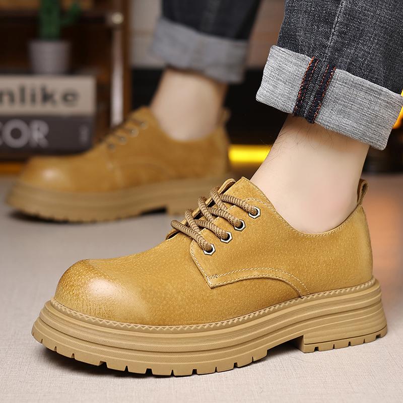 Fashion Fashion Men's Thick Soled Shoes Luxury and Minimalist Styles Party or Work Business Office Thick Soled High-quality Shoes
