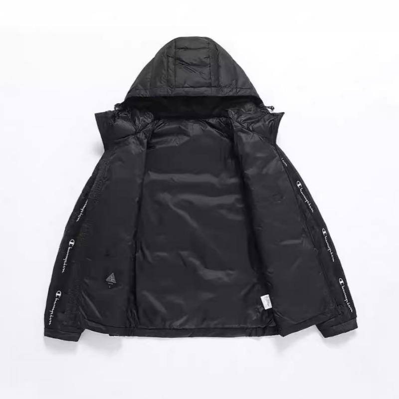 Winter new fashion hooded light and warm men's slim casual white duck down autumn and winter down jacket