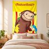 Curioso George Tapestry highquality for decorating living room bedroom dorm walls ideal as bedroom wallart orholiday gift